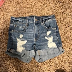 Aero jean shorts high rise midi